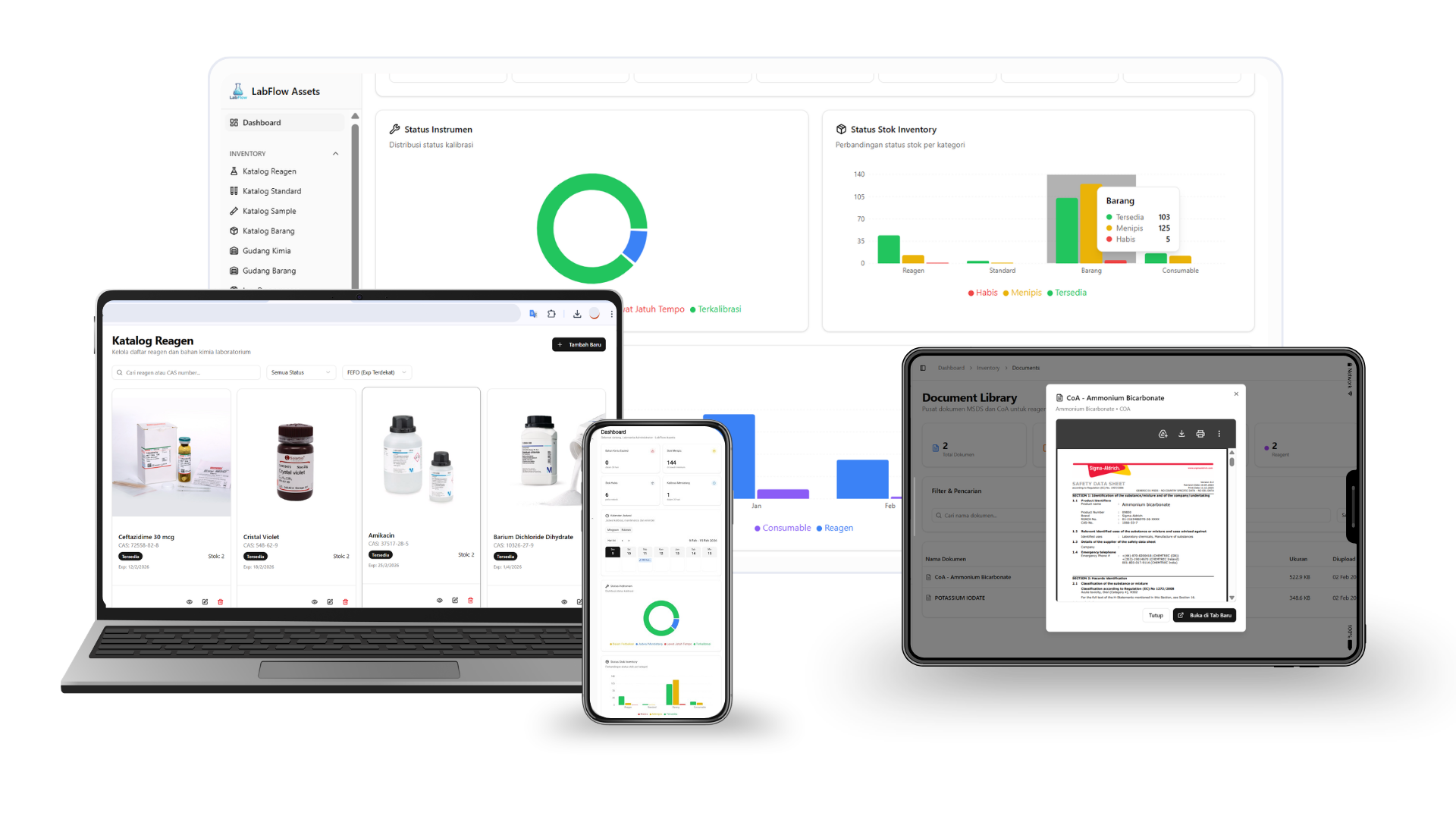 LabFlow App Mockup